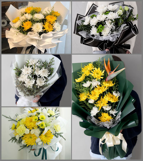 贵州遵义仁怀市长岗镇白事花束代送